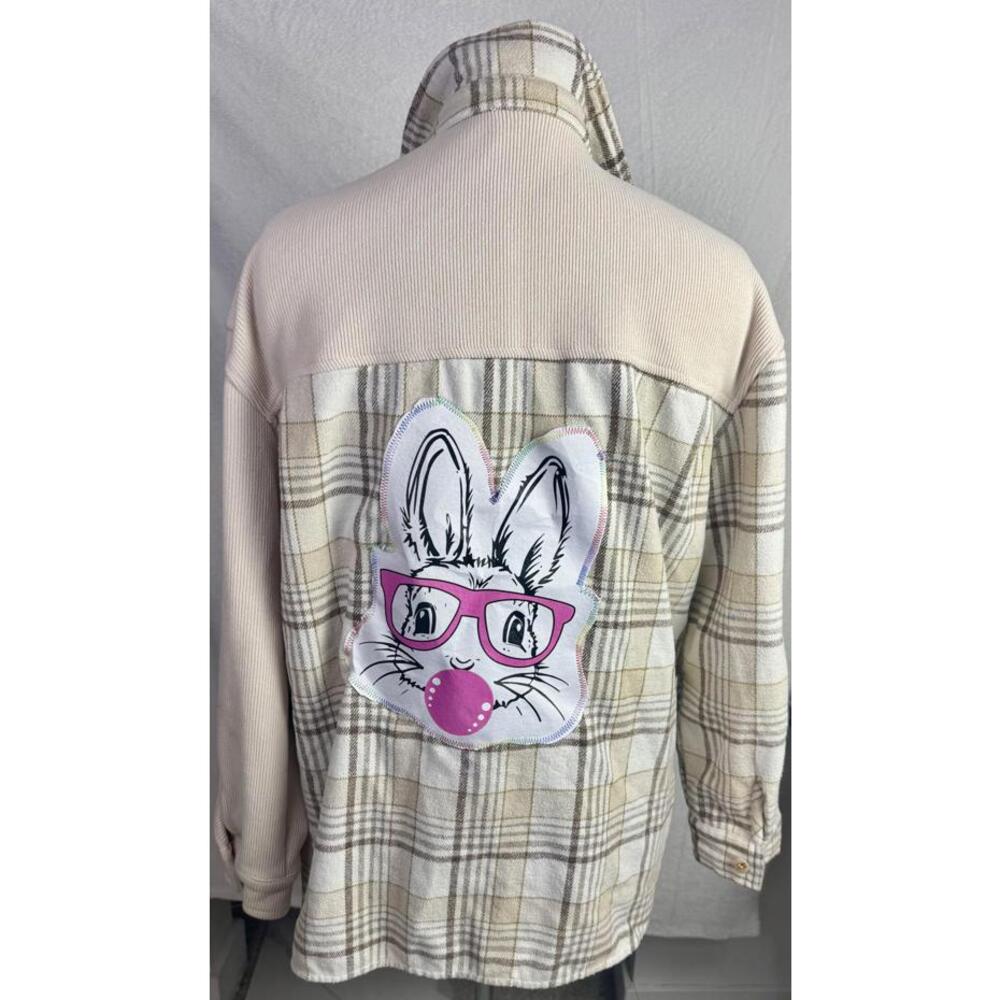 April 25th Flannels – Bubblegum Bunny Jacket | Allie Rose | XL | Ti_the_Artiste